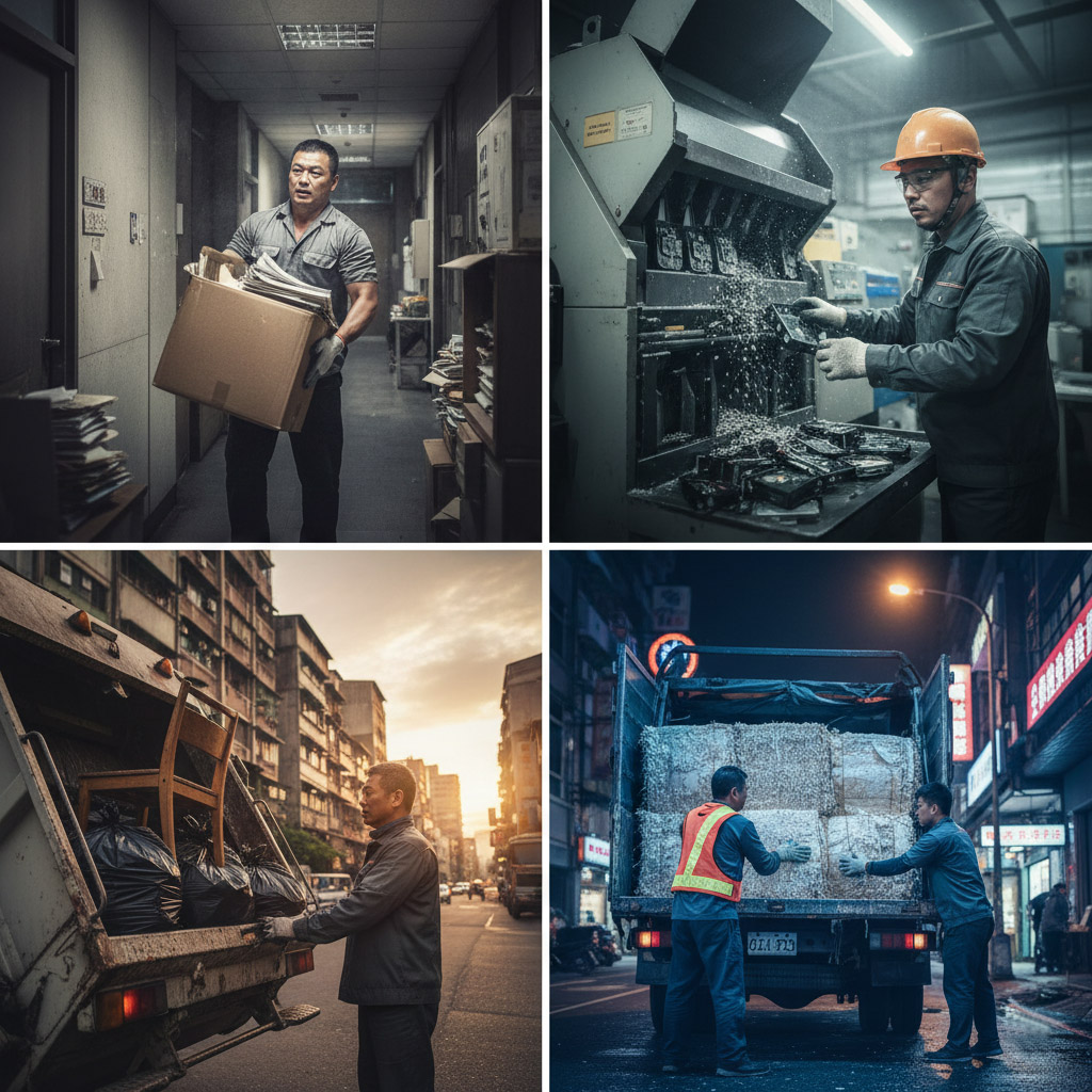 廢棄物清運勞保攻略：文件銷毀、清運司機與文件移倉人員投保懶人包