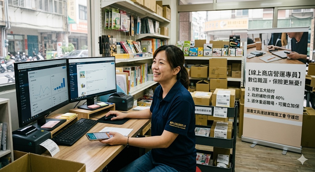 電商營運與線上商店人員勞保指南：獨立加保在工會，讓您的生活更有保障