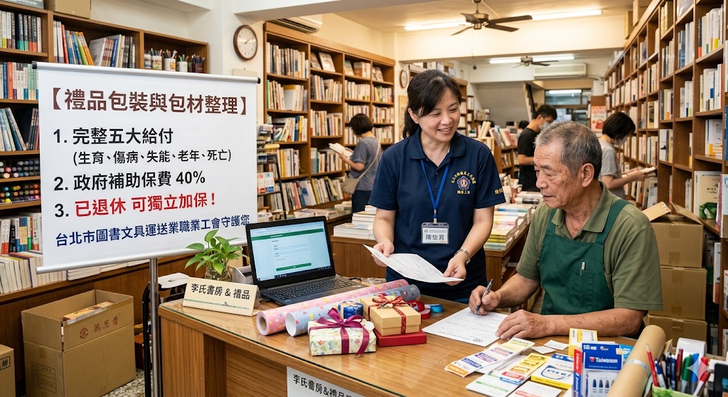 禮品包裝與包材整理者必看：加入圖書文具運送工會，專業保障最安心